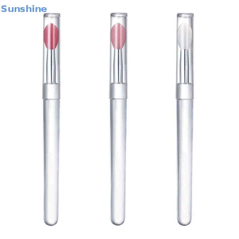 1 Cọ Đắp Mặt Nạ Môi Bằng Silicon Có Giác Hút Chống Bụi