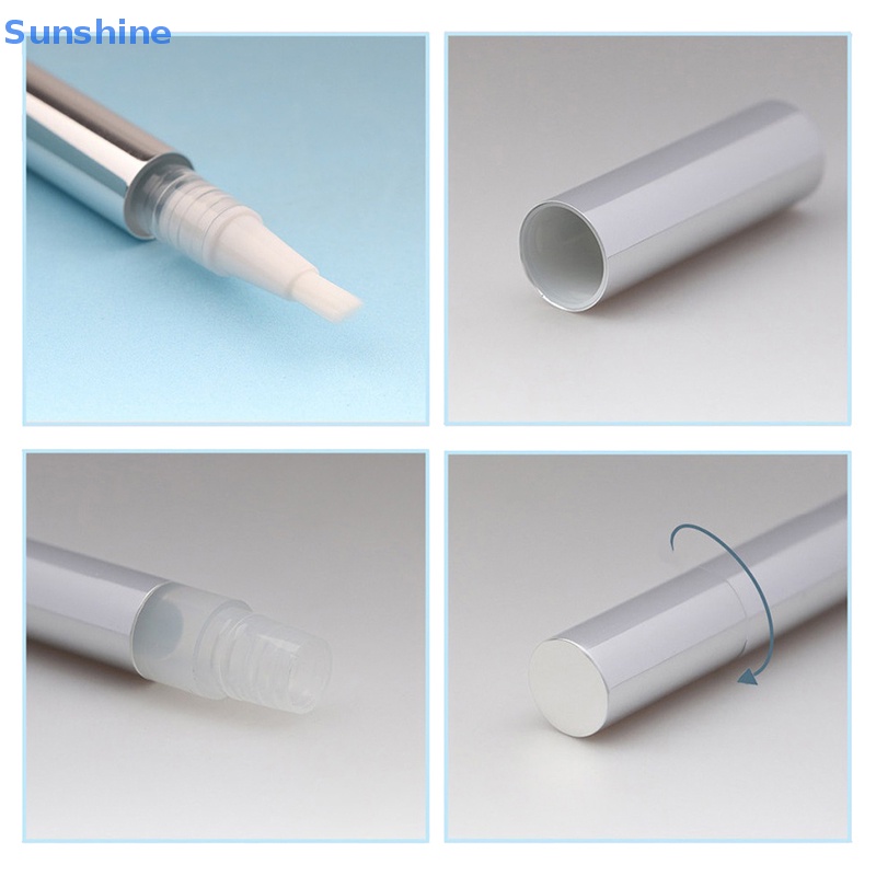 Lọ Rỗng 3ml Đựng Son Bóng / Dầu Dưỡng Môi Kèm Cọ Tiện Dụng