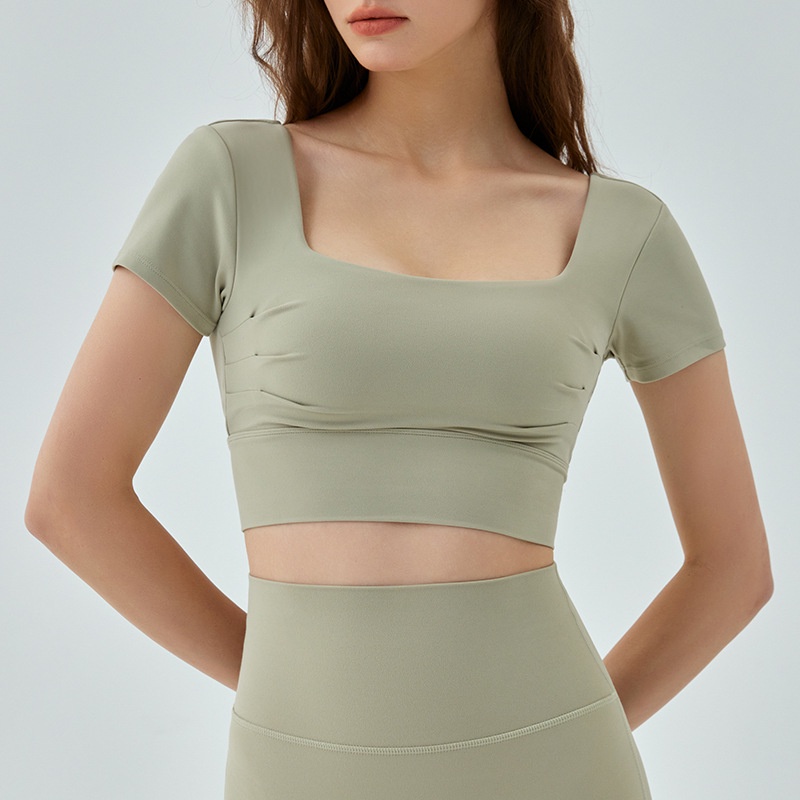 Áo bra thể thao AIRACTIVE ngắn tay lưng co giãn thời trang năng động