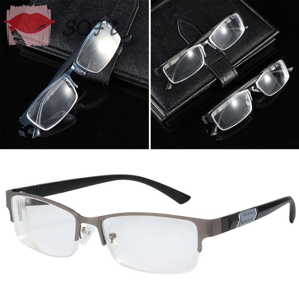 Kính Đọc Sách SOFTNESS 0~600 Diopter Tròng Vuông Bằng Nhựa Resin Siêu Nhẹ