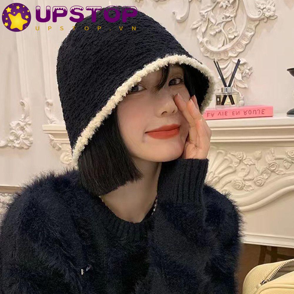 Mũ Bucket Dệt Kim Co Giãn Mềm Mại Thời Trang Cho Nữ