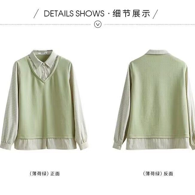 Áo Sơ Mi Nữ Dài Tay Cổ Bẻ Thời Trang Hàn