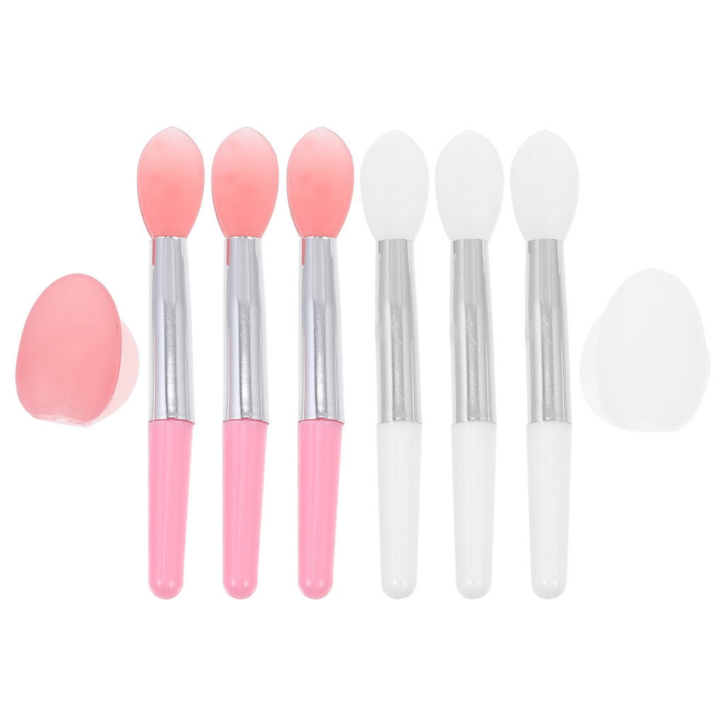 Bộ 2 Cọ Trang Điểm Chuyên Nghiệp Với Vỏ Ngoài Bằng Silica Gel Tiện Dụng