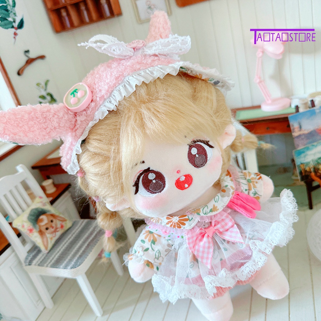 Búp Bê Nhồi Bông 20cm Hình Mắt To Dễ Thương