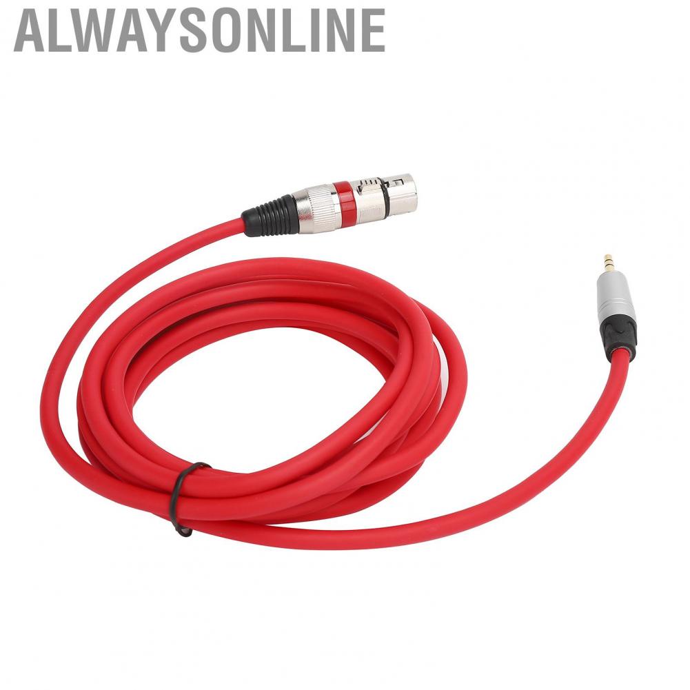 Alwaysonline 3.5mm Male To XLR Female Adapter Cable 3 M Cable Cord For Microphone New
