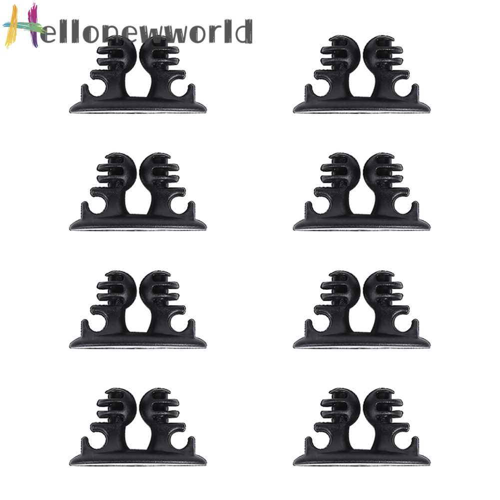 Set 8 Giá Đỡ Dây Cáp USB Gắn Xe Hơi Tiện Lợi