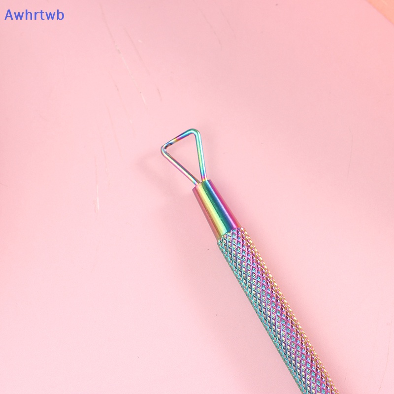 1 Muỗng Hai Đầu Bằng Thép Không Gỉ Chuyên Dụng Làm Móng Nghệ Thuật Mới