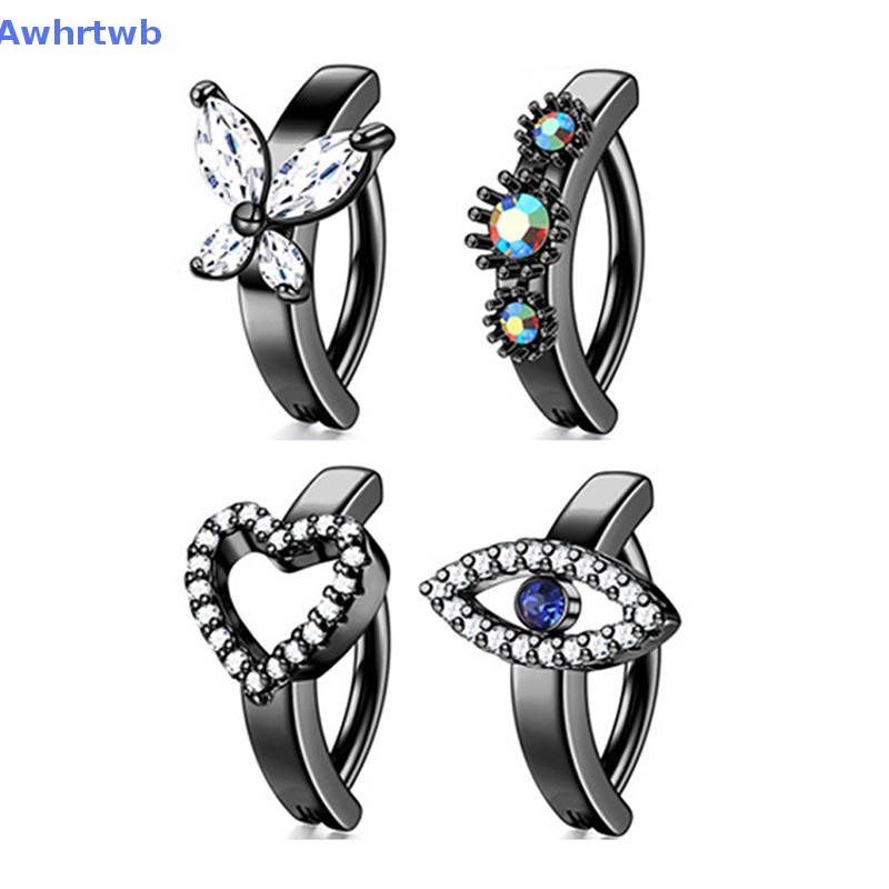 Khuyên Rốn Bằng Thép Không Gỉ Đính Đá Zircon Mới