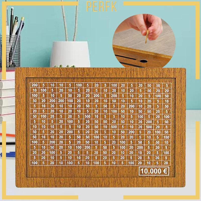 Hộp Đựng Tiền Xu Bằng Gỗ Có Thể Tái Sử Dụng Cho Bé