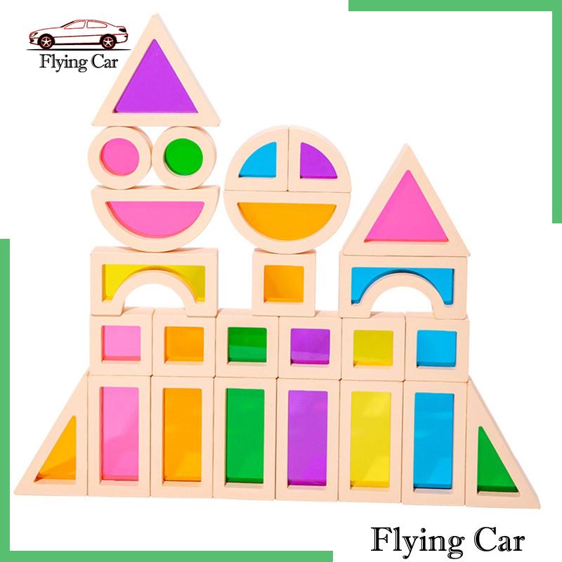 Bộ 25 Khối Đồ Chơi Xếp Chồng Montessori Dành Cho Bé