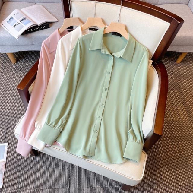 Áo Sơ Mi Nữ Dài Tay plus size