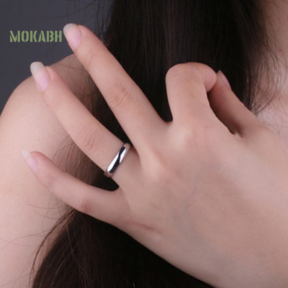 Nhẫn Trơn Bóng Cao Thiết Kế Đơn Giản Thời Trang Cho Nam Và Nữ