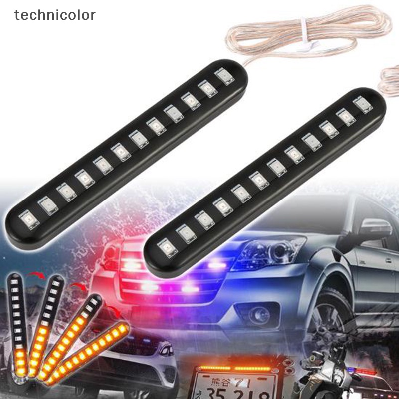 Dải Đèn Tín Hiệu Xi Nhan 12 Bóng Led Chống Nước Màu Hổ Phách Cho Xe Máy