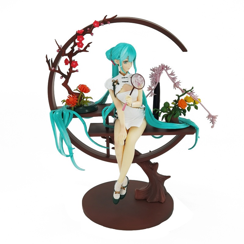 Mô Hình Đồ Chơi Nhân Vật Shaohua Hatsune Miku Mặc Sườn Xám Với Tỷ Lệ 1 / 7