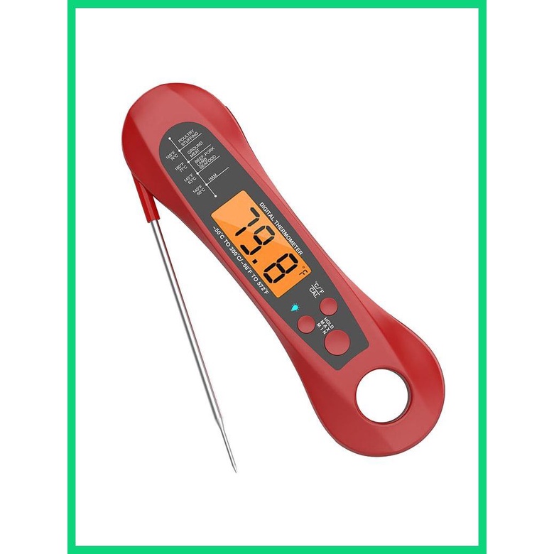 Nhiệt Kế Kỹ Thuật Số Chống Thấm Nước Có Thể Gấp Gọn Tiện Dụng Cho Cand Jwvn