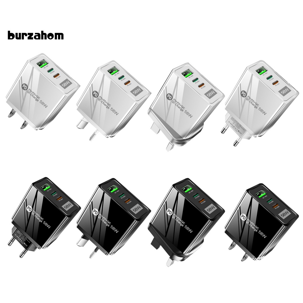 Ổ Cắm Sạc Nhanh Với 3 Cổng USB / Type-C Tiện Dụng