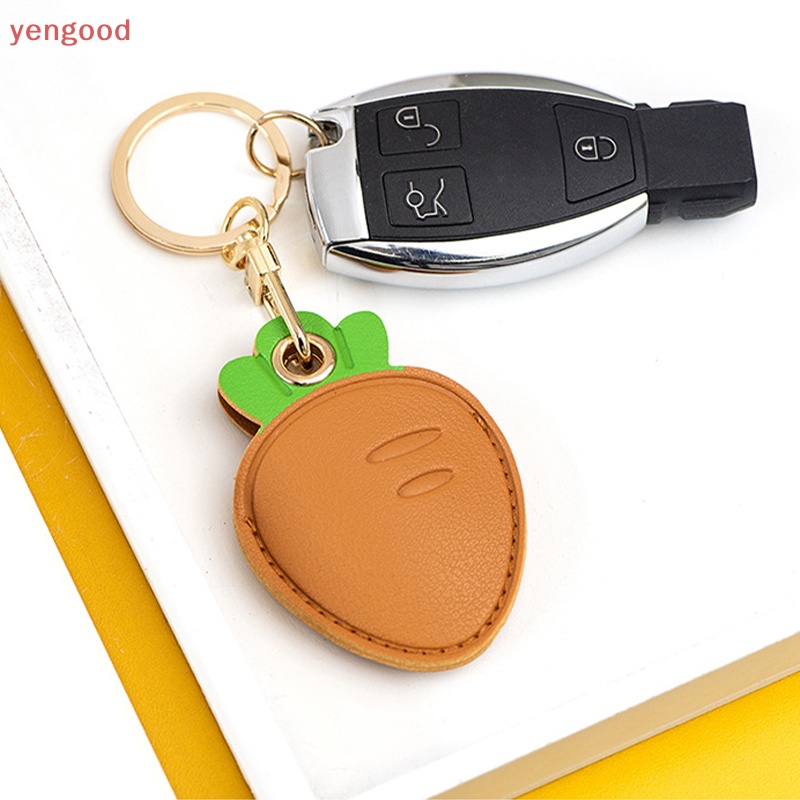 Móc Khóa Bằng Da Họa Tiết Hoạt Hình Đáng Yêu