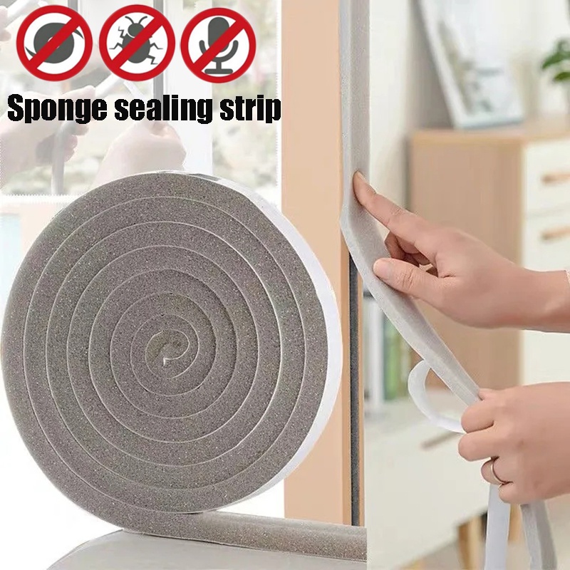 Dải Xốp 2M Niêm Phong Tự Dính Chống Gió Chống Bụi Cách Âm Trang Trí Nhà Cửa