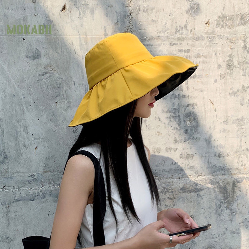 Nón Vành Tròn Lót Vinyl Chống Nắng Thời Trang Cho Nữ