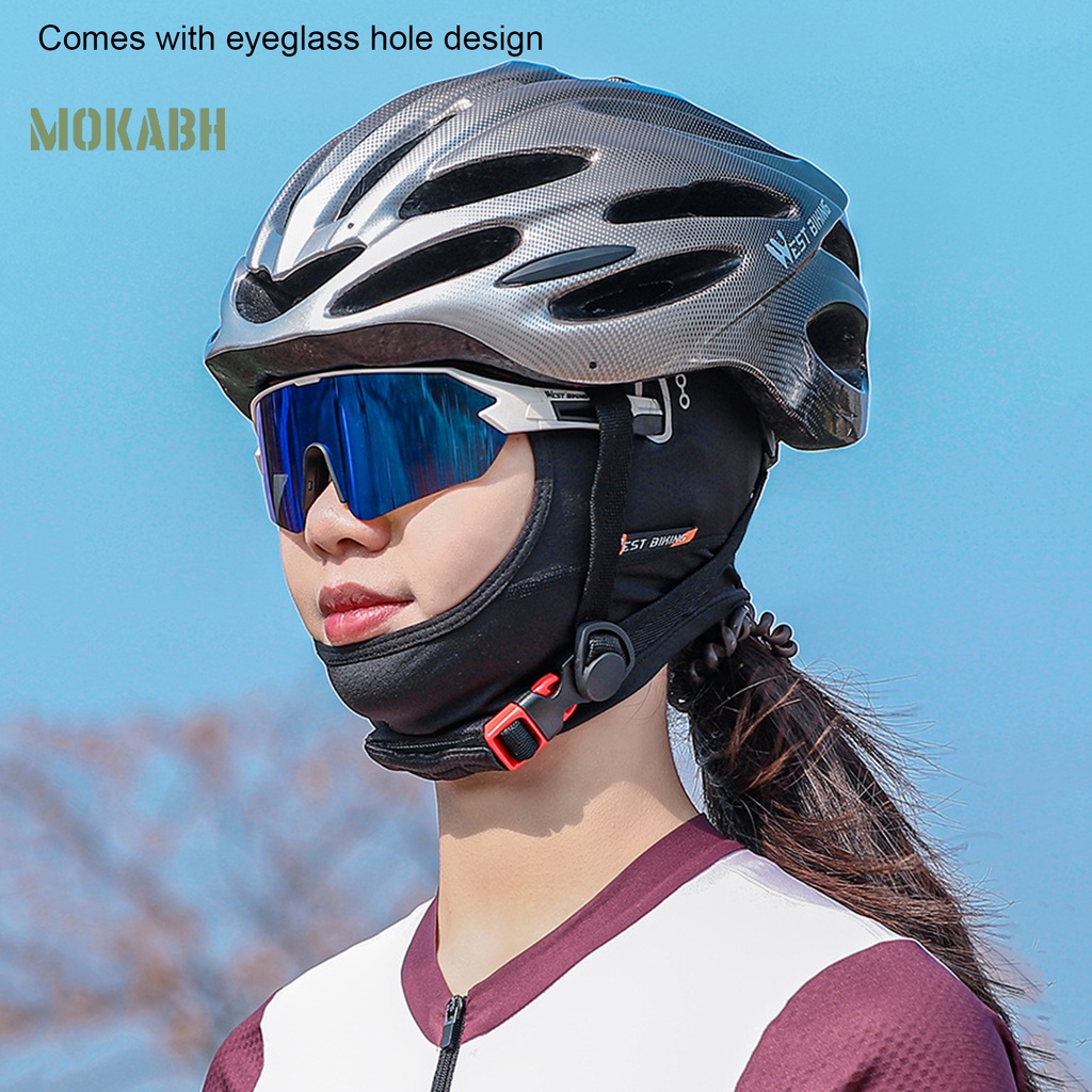 [Mok Abh] Miếng Lót Mũ Bảo Hiểm Mềm Mại Co Giãn Tốt Nhanh Khô Thoáng Khí Bảo Vệ Mặt Và Mặt Cảm Ứng Thoải Mái Khi Đi Xe