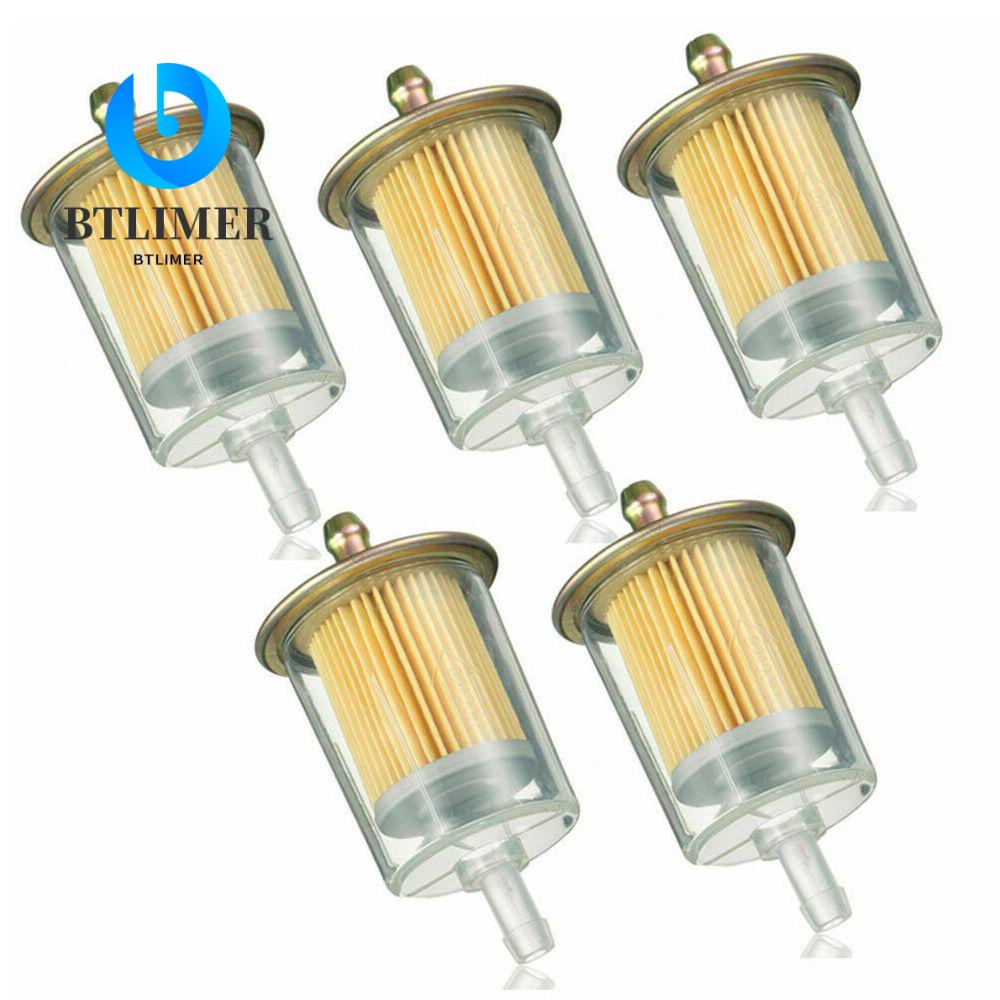 Set 5 Bộ Lọc Nhiên Liệu Cỡ Lớn 3 / 8 "9 mm Chuyên Dụng Cho Xe Mô Tô ATV