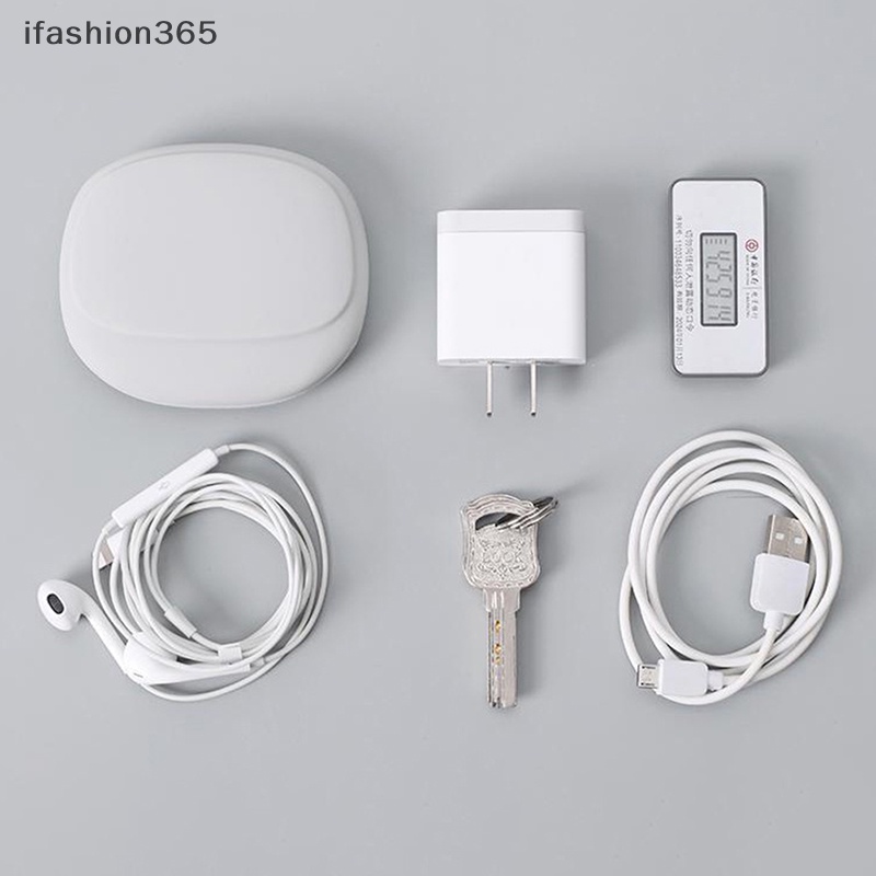 Hộp Đựng Dây Cáp Dữ Liệu / Tai Nghe Thiết Kế Đơn Giản Tiện Dụng Cho Điện Thoại Di Động ifashion365