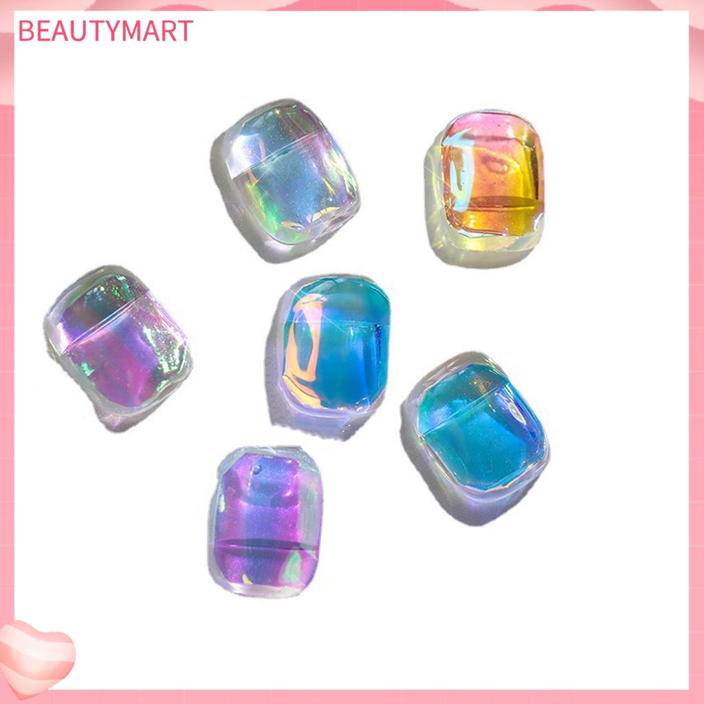 Miếng Dán Trang Trí Móng Tay Bằng Nhựa Lấp Lánh DIY