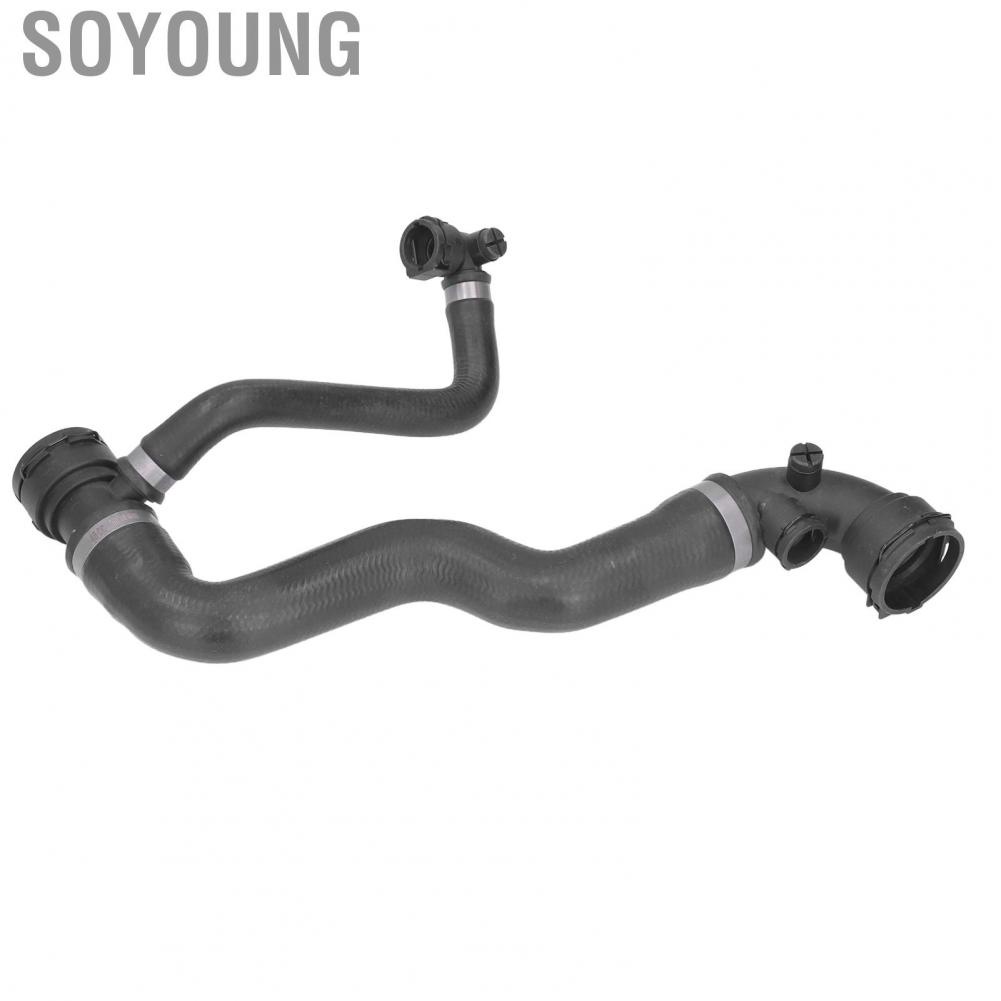 Soyoung Top Coolant Tube 17127520668  Black ABS Upper Radiator Hose for Car