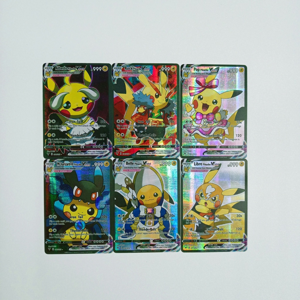 Bộ 55 Thẻ Bài Pokemon Hình ba chiều Chơi bài Pikachu cực dễ thươ thẻ sáng bóng đồ chơi trẻ em