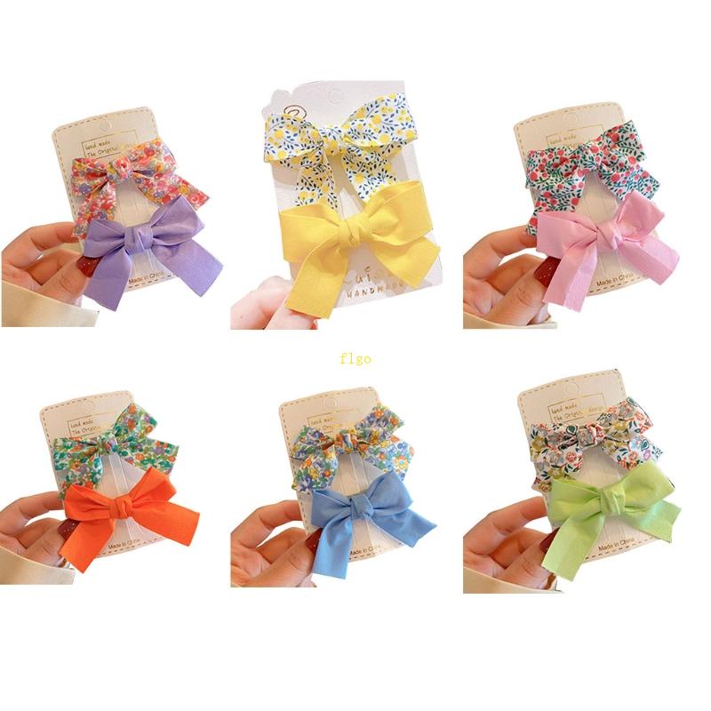 Set 2 Kẹp Tóc Hình Hoa Phong Cách Retro Cho Bé Gái