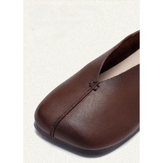 Giày Búp Bê Da Đế Mềm Thời Trang Retro Cho Nữ