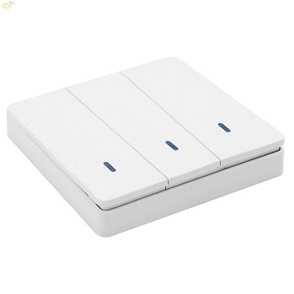 【VARSTR】1/2/3 Gang Wireless Wall Switch RF 433Mhz Interruptor LED Push Button Switch