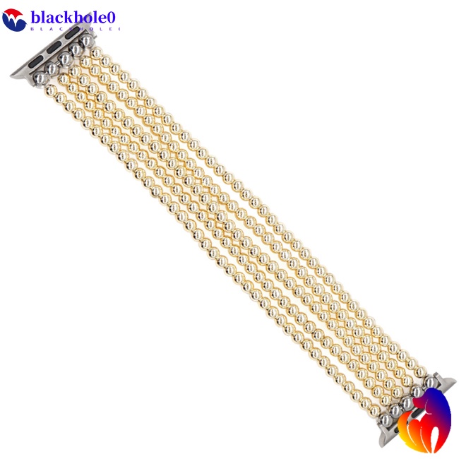 Dây Đeo Chuỗi Hạt Handmade Thoải Mái Thời Trang Cho Đồng Hồ Thông Minh Iwatch