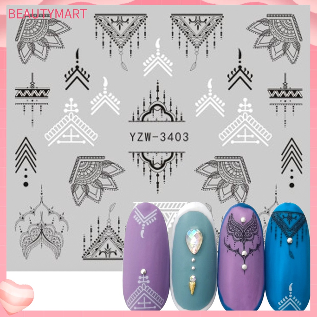 Miếng Dán Trang Trí Móng Tay Nghệ Thuật Nhiều Màu Sắc