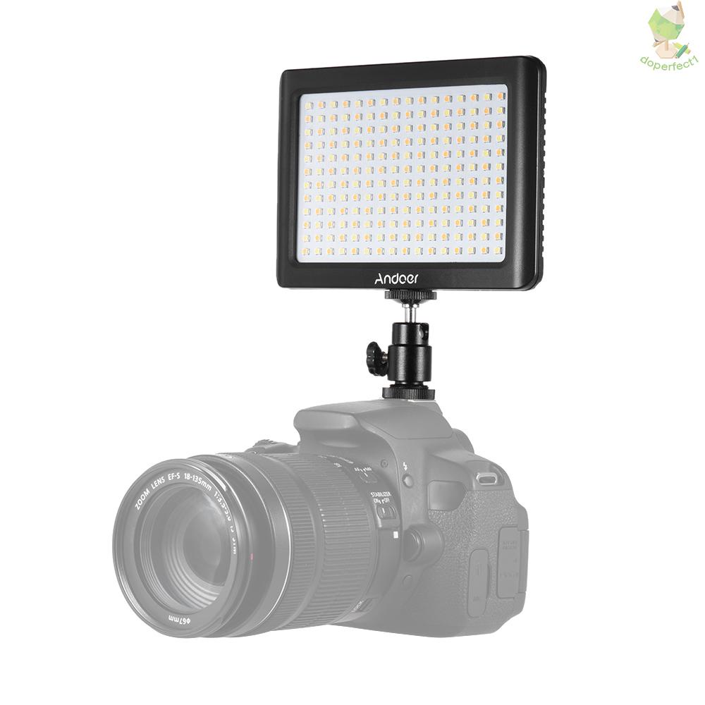 Andoer Mini Portable Dimmable Studio Video Photography LED Light Panel Lamp 3200K/6000K 192pcs Beads for   DSLR Camera D   Came-6.5