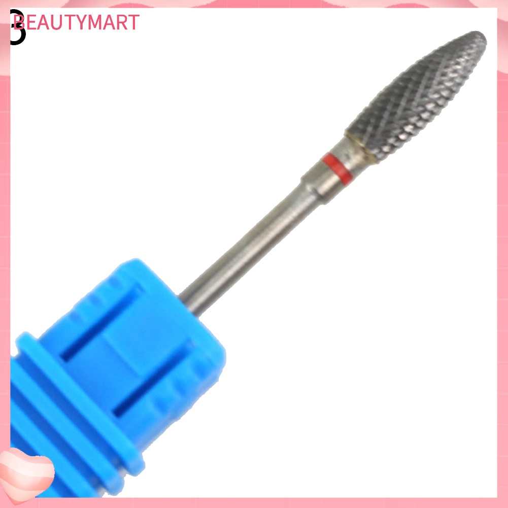 Mũi Khoan Móng Tay Tẩy Da Chết Bằng Thép Vonfram Hình Trụ
