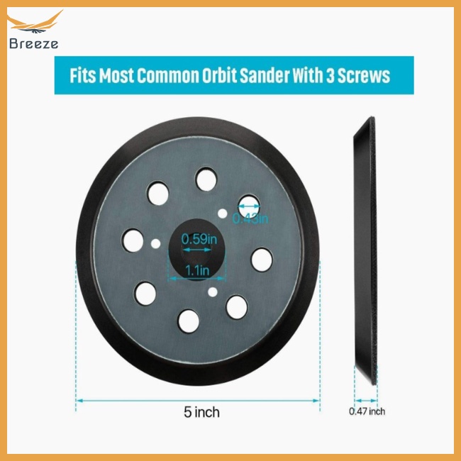 Đệm Vòng Móc 8 Lỗ 5 Inch Thay Thế Tương Thích Với Dây Cáp Makita