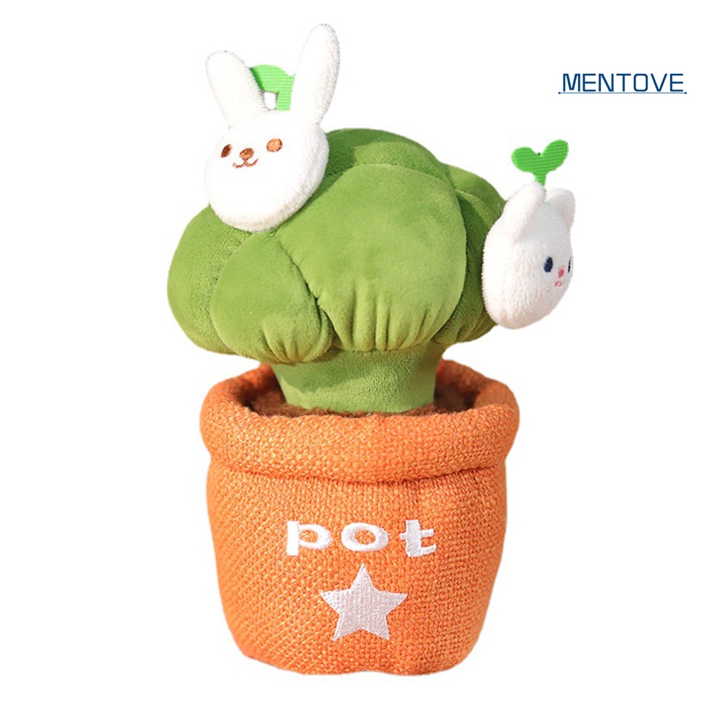 [MT] Búp Bê Nhồi Bông Hình Động Vật Hoạt Hình Siêu Mềm Độ Co Giãn Cao Chống Biến Dạng Chậu Cây Mọng Nước Trang Trí