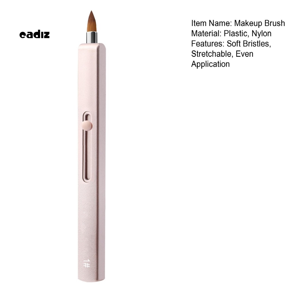 Cọ Trang Điểm Môi Lông Mềm Chống Bụi Thiết Kế Thu Gọn Được Tiện Dụng