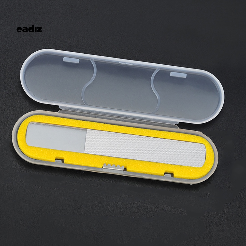 Dụng Cụ Dũa Đánh Bóng Móng Tay Bằng Kính CADI Kèm Hộp Đựng