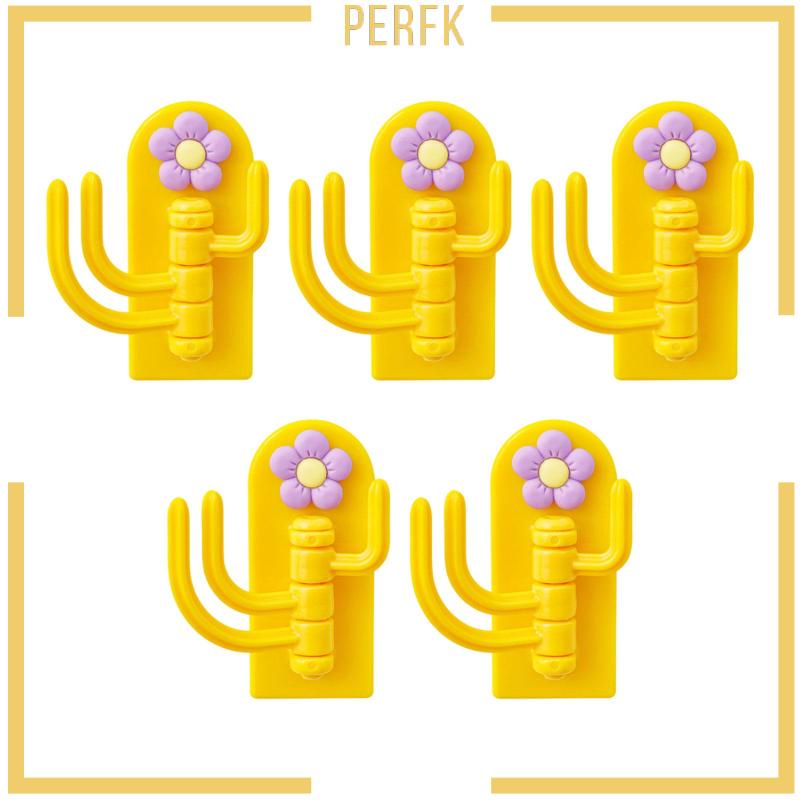 Set 5 Móc Treo Chìa Khóa Dạng Xoay Sáng Tạo Cho Phòng Ngủ