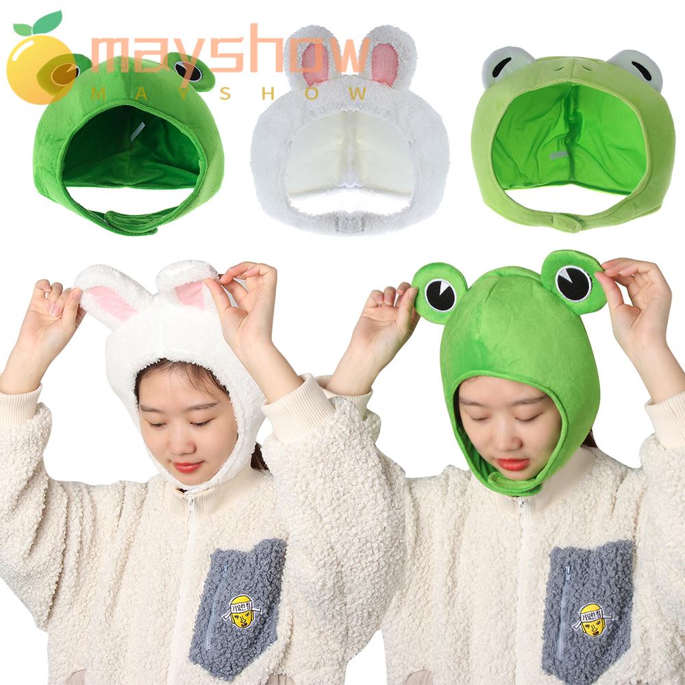 Mayshow Mũ Beanie Hình Mắt Ếch To Hóa Trang Mùa Thu / Mùa Đông Màu Xanh Lá Cây Cho Nam Và Nữ