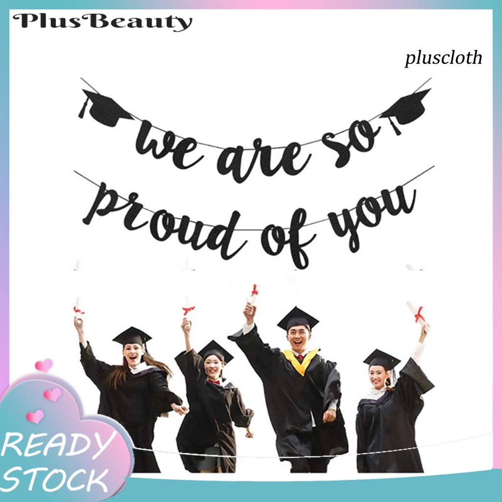 1 Set Băng Rôn Màu Vàng Lấp Lánh Dùng Trang Trí Tiệc Tốt Nghiệp