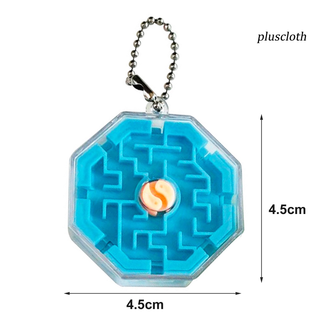 Bộ 3 Mặt Dây Chuyền Hình Mê Cung 3D Nhiều Màu Sắc Sống Động Kèm Móc Khóa Dành Cho Trẻ Em