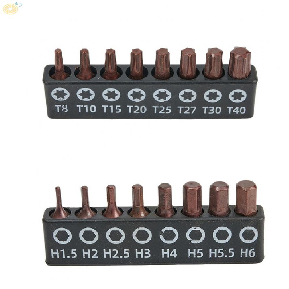 【VARSTR】Screwdriver Bit 100g 16 Pcs/set Accessories Easy To Install High Hardness