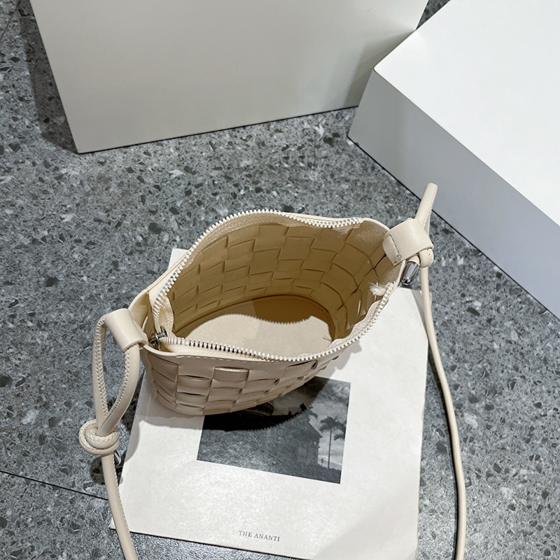 Ielgy Túi Bucket Dệt Thiết Kế Thời Trang Phổ Biến Cho Nữ