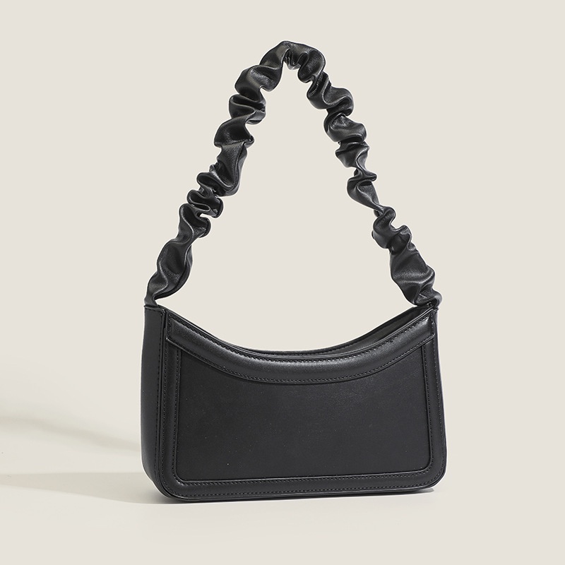 Ielgyfrench Túi Đen Đeo Vai Xếp Ly Ngôi Sao Phong Cách Ins Phổ Biến Cho Năm nay