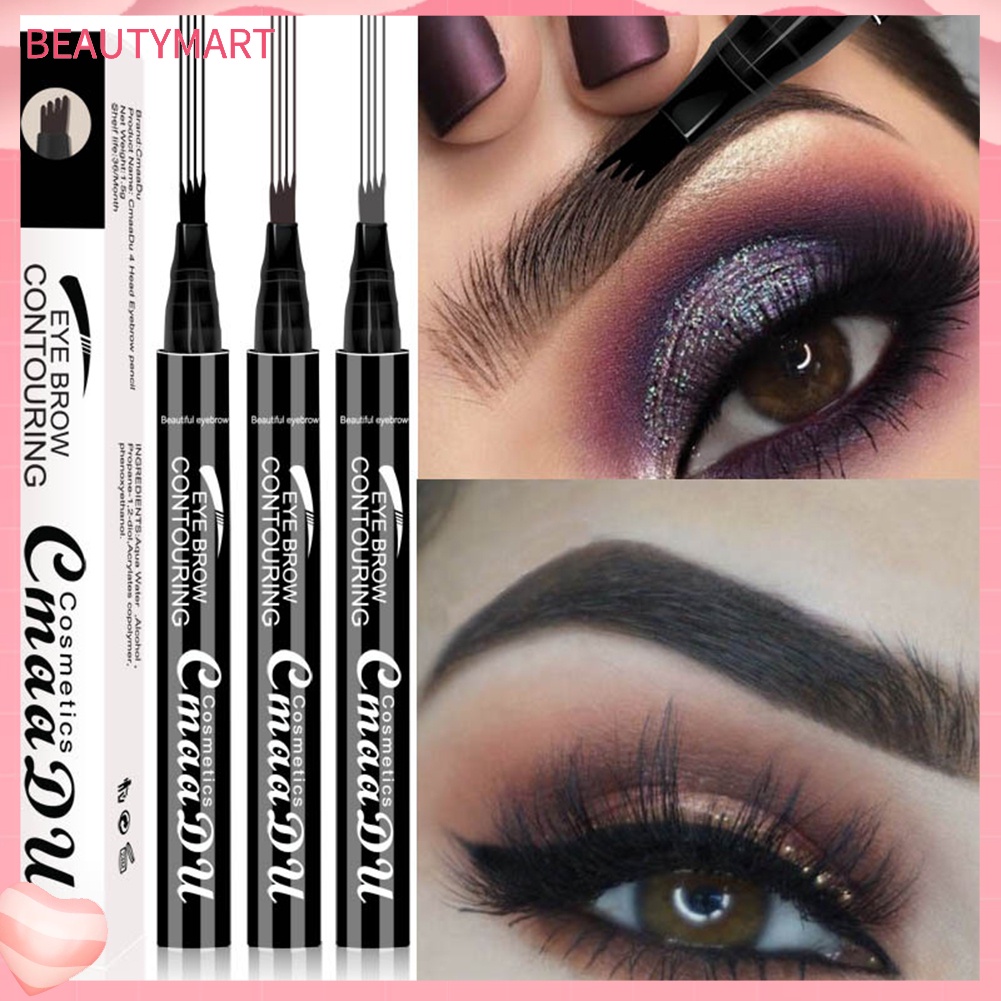 Bút Kẻ Mày CmaaDu Dạng Lỏng Lâu Trôi Chống Thấm Nước