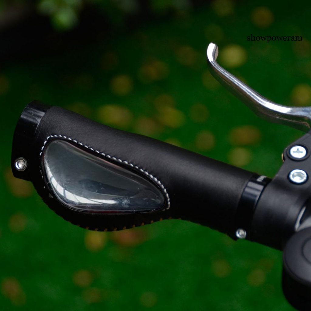 Set 2 Bọc Tay Lái Xe Đạp Leo Núi Bằng Da Bò Chống Trượt Thoải Mái