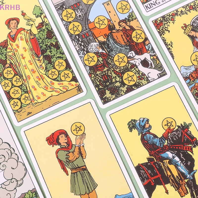 Bộ Bài Tarot Chính Hãng KRHB Sáng Tạo Và Thiết Thực Mới Dành Cho Người Lớn Và Trẻ Em
